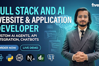 develop an ai chatbot, or custom ai application