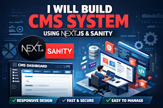 develop a headless cms with nextjs and sanity