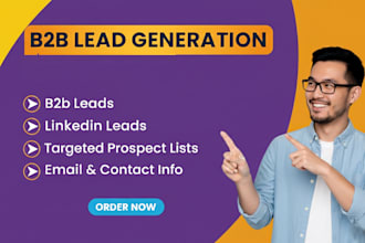 do b2b lead generation, email list, prospect list building