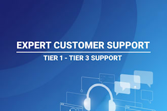 be your expert customer service representative and support agent