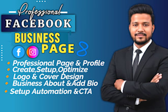 create, setup and optimize facebook business page