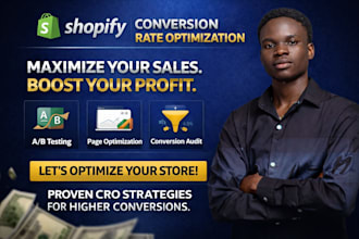 be your shopify cro expert and conversion rate optimizer