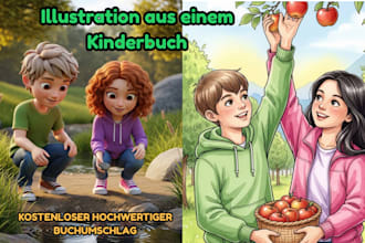 illustrationen für kinderbücher, kinderbuchillustrationen in 2d, 3d, aquarell