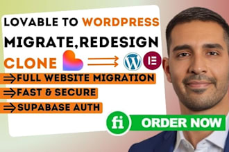 migrate, clone lovable to wordpress, lovable ai, lovable dev, supabase, cloud