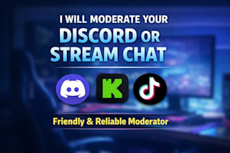 moderate your discord, kick, or tiktok chat professionally
