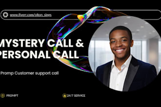 do mystery shopper, customer support, wake up call and live chat
