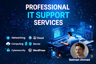 do IT, network, cloud, cyber security tasks