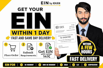 get your llc ein number tax id within 1 hour from irs