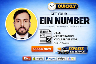 get your llc ein number tax id quickly within 1 hour from irs