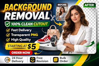 do background removal and cut out photos professionally