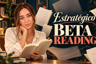 be your beta reader and give honest feedback on your book