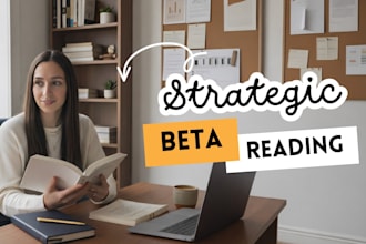 be your beta reader and provide strategic feedback