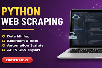 do web scraping, data mining, data extraction
