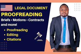 proofread and format your legal documents and add citations
