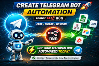 create telegram bot automation using n8n