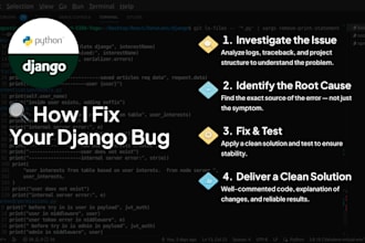 fix bugs in your django app fast