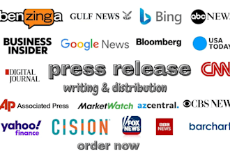 write UK press release USA press release crypto press release distribution