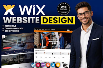 design wix website, redesign business wix website, website development