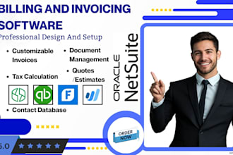 setup professional billing and invoicing software zoho quickbooks freshbooks