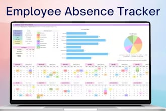 create budget spreadsheet, pto tracker, HR, hospital and hotel management spread