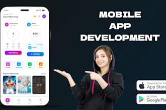 do mobile app development, android, ios app creation as flutter app developer