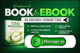 format ya fantasy manuscript for kindle ebook formatting, paperback formatting