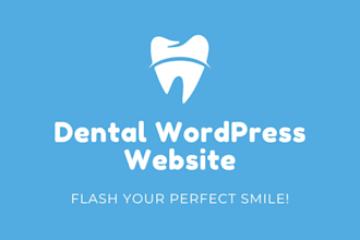 make a dental website using wordpress