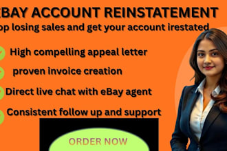 reinstate ebay account ,ebay suspension  appeal writing, ebay seller fix