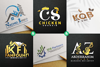 design a professional modern arabic calligraphy logo