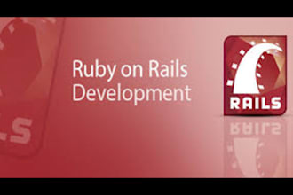develop full stack ruby on rails application