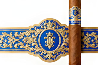 design outstanding cigar logo, cigar label, box and cigar brand