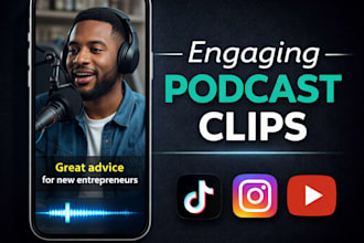 create engaging podcast clips for social media