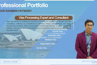 be your virtual assistant for visa, travel and admin support