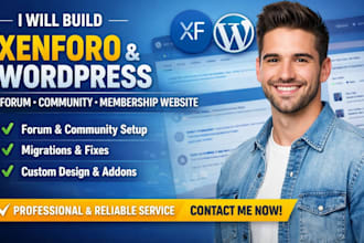 customize and fix xenforo community forum vbulletin mybb membership website