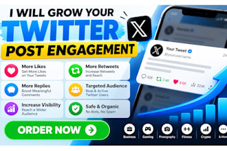 grow your twitter post for real engagement