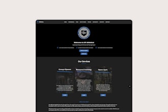 create multi page wordpress website