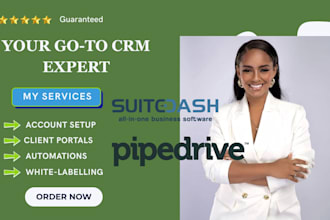 setup suitedash pipedrive crm client portal dashboard onboarding automation