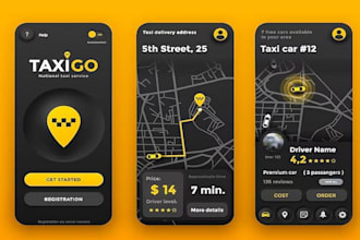 develop uber, indrive clone rideshare app with parcel delivery system