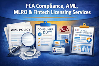 provide fca compliance, aml audit and mlro support for fintechs crypto tax