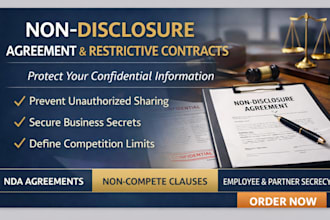 nda agreement, non compete contract before sharing business idea, startup nda