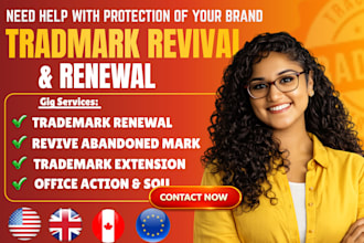 do trademark renewal extension revival, sou uspto, filing