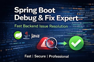 debug and fix your spring boot backend issues