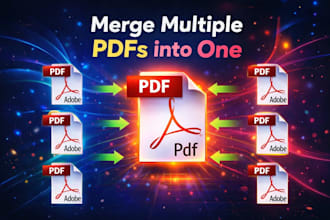combine merge covert pdf files into single one