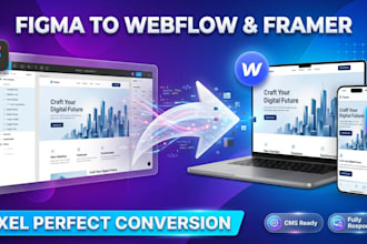 transform your framer website figma to webflow custom framer webflow website