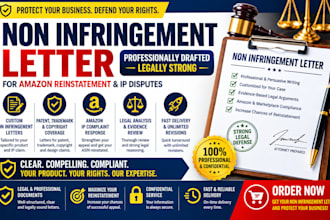 draft non infringement letter for patent and trademark claims
