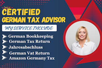 prepared german amazon jahresabschluss vat return tax return bookkeeping