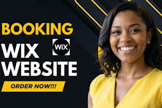 wix landing page design wix booking wix design website development wix website