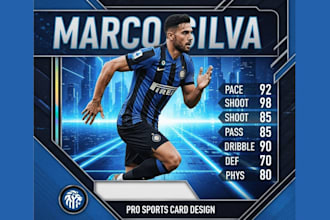 create collectible custom trading card sport card tcg template with illustration