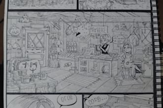 create a comic page for you