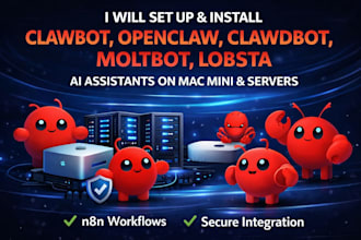 setup install clawbot, openclaw, clawdbot ai assistant moltbot lobsta mac mini